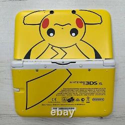Nintendo 3ds XL Pokemon Pikachu Edition Avec Accessoires Extrêmement Bon État