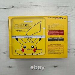Nintendo 3ds XL Pokemon Pikachu Edition Avec Accessoires Extrêmement Bon État