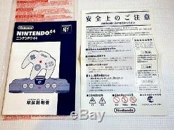 Nintendo 64 Console Boxed Effacer Rouge Très Bon État Matching Série