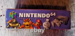 Nintendo 64 Console Complete En Boîte De Bonne Forme Testée