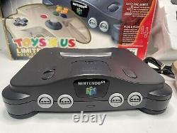 Nintendo 64 Gold Controller Toys'r'us Limited Edition Console Box Bon État