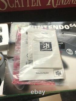 Nintendo 64 N64 Console Boxed Nettoyé Et De Travail Testée Bon État