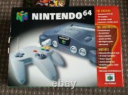 Nintendo 64 N64 Console Boxed Pal Bon État Testé Travail