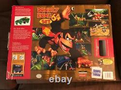 Nintendo 64 N64 Donkey Kong Jungle Green Set Très Bon État