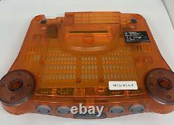 Nintendo 64 N64 Orange Console Fonctionne Pleinement En Bon État Pal