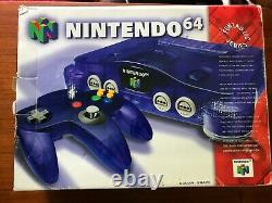 Nintendo 64 Raisin Funtastic Console, Cib, Testé, Très Bon État