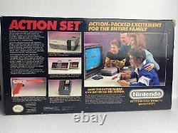 Nintendo Action Set Console System Nes Avec Boîte En Très Bon État