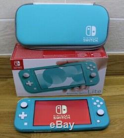 Nintendo Console Switch Lite Turquoise Très Bon État