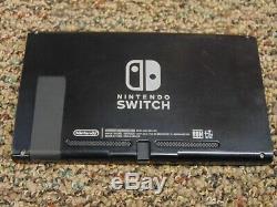 Nintendo Console Switch Uniquement 32go Noir -bonne Condition & Works Parfait