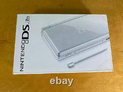 Nintendo Ds Lite Polar White Handheld System Complete In Box Bon État
