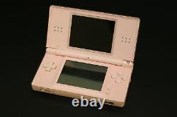 Nintendo Ds Lite (coral Pink) Authentique Réaménagé Avec Chargeur