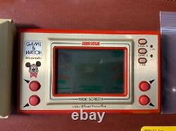 Nintendo Game And Watch Fire, Oil Panic, Mickey 3 Set Good Working Condition F/s