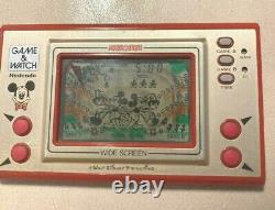 Nintendo Game And Watch -mickey/ Octopus- Bon État De Fonctionnement Japon F/s