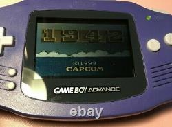 Nintendo Game Boy Advance Indigo Handheld System Prépropriété (très Bon État)