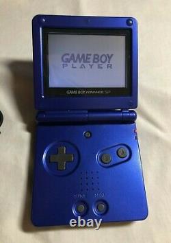 Nintendo Game Boy Advance Sp Cobalt Blue Avec Chargeur Utilisé Bon État