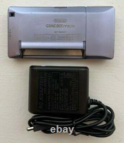 Nintendo Game Boy Micro Blue Avec Chargeur Ac - Bon État - Vendeur Américain