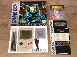 Nintendo Game Boy Original Système Console Complete Cib Très Bon État