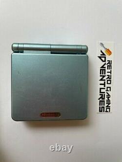 Nintendo Gameboy Advance Sp Ags-101 Pearl Blue Aus Utilisé Bon État #14