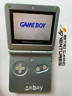 Nintendo Gameboy Advance Sp Ags-101 Pearl Blue Aus Utilisé Bon État #15