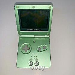 Nintendo Gameboy Advance Sp Ags-101 Pearl Green Bon État Aus Tested