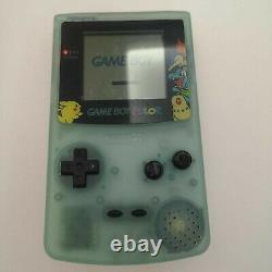 Nintendo Gameboy Couleur Gbc Clear Pokemon Console Main En Bon État