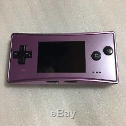 Nintendo Gameboy Micro Système Violet Console Japon Très Bon État