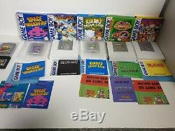 Nintendo Gameboy Originale Avec Tetris Très Bon État 15 Jeux Plus Boxed