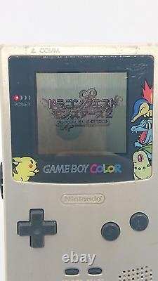 Nintendo Gameboy Pokemon Center Console En Argent Limitée Très Bon État