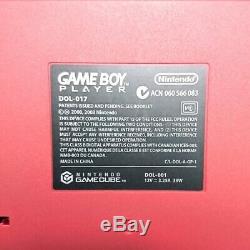 Nintendo Gamecube Gundam Char Console Système Box Bonne Contrôleur Rouge État