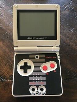 Nintendo Nes Classique Limitée Game Boy Advance Sp Complet En Boite! Bonne Forme