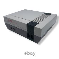 Nintendo Nes Console 2 Contrôleurs & Câbles Bon État Testé