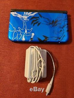 Nintendo Pokemon X & Y Limited Edition 3ds XL Bleu, Bon État Avec Chargeur