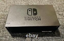 Nintendo Switch 32gb+64gb Sd Carte Console Grise Avec Gris Joy-cons Bon État