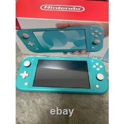 Nintendo Switch Console Lite Turquoise Utilisé Bon État Prêt À L'emploi