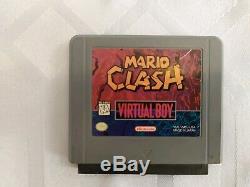 Nintendo Virtual Boy Red & Console Noire Avec 4 Jeux, Bon État, Travaux