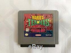 Nintendo Virtual Boy Red & Console Noire Avec 4 Jeux, Bon État, Travaux