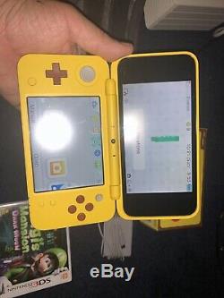 Nintendo XL Pikachu Édition Rarevery Bon État + Jeux