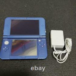 Nouveau Nintendo 3ds XL LL Metallic Blue Console Japon Bon État De Travail