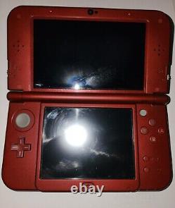 Nouveau système Nintendo 3DS XL rouge (RED001) en très bon état, fonctionnant correctement
