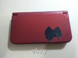Nouvelle Nintendo 3DS LL rouge en bon état d'occasion, fonctionne bien, en provenance du JAPON.