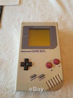Original Nintendo Game Boy Très Bon État Vgc 5 Jeux Tetris Avec Boxed