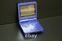 Original Nintendo Gameboy Advance Sp Système Cobalt Bleu Avec Chargeur