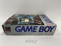 Original Nintendo Gameboy Dmg-01 Console 1ère Impression En Boîte En Bon État