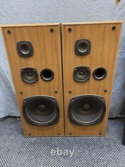 Paire Vintage Kenwood 3way Speakers Systeme Modèle Jl-703 Très Bon État Fonctionne