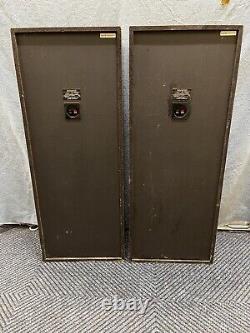 Paire Vintage Kenwood 3way Speakers Systeme Modèle Jl-703 Très Bon État Fonctionne