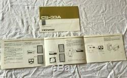 Pioneer S-33a, Cru, Haut-parleurs, 1 X Paire, Utilisé, Bon État