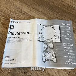 PlayStation 1 PS1 Boîte avec manette et câbles SCPH-9002 en bon état #1