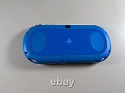 PlayStation PS Vita Slim LCD 2000 Bleu Aqua Bonne Condition