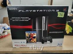 Playstation 3 Limited Edition 40 GB Très Bon État Cib Tested 3317