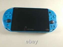 Playstation Ps Vita Slim LCD 2000 Aqua Blue Très Bon État